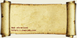 Negovanka Galjković vizit kartica